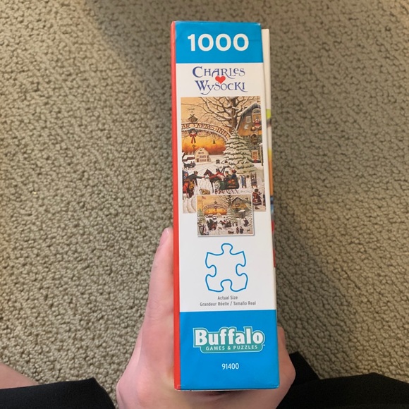 Charles Wysocki A Christmas Greeting 1000pc Puzzle - Picture 2 of 4